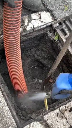Storm drain cleaning by Rodri's Rooter LLC